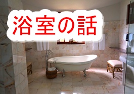 【お湯はみんなのためにある】浴室の話